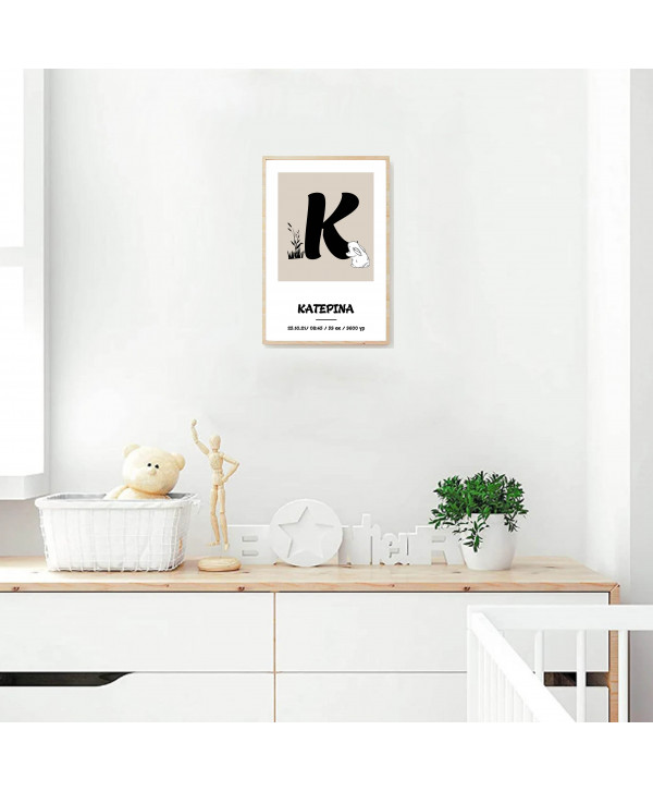 Personalized baby birth poster Personalized baby birth poster