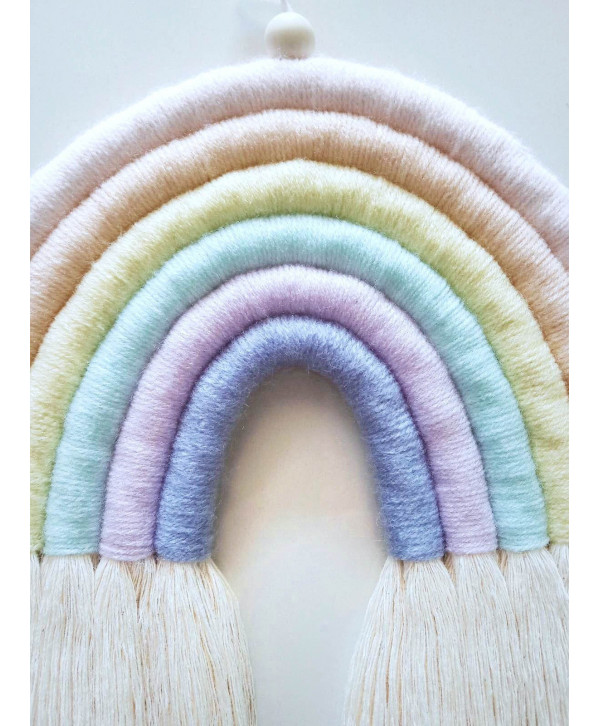Macrame Rainbow- Pastel