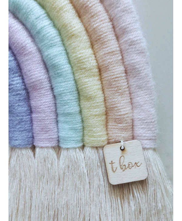 Macrame Rainbow- Pastel