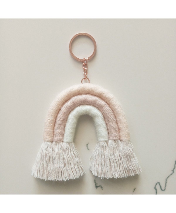Macrame Rainbow-Nude -Mini