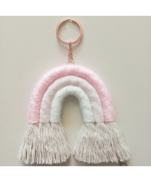 Macrame Rainbow-Pink -Mini