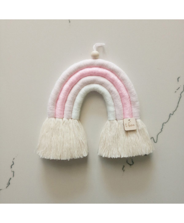 Macrame Rainbow-Pink -XSmall