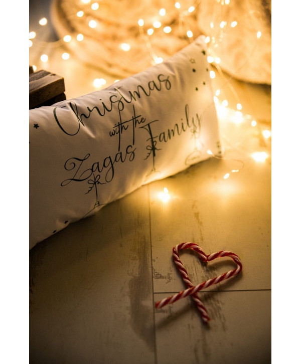 Christmas family μαξιλαράκι 20x40εκ
