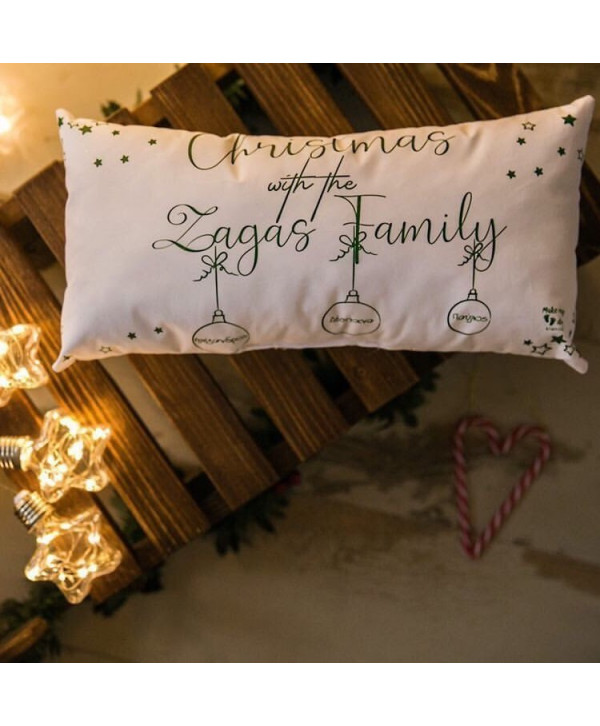 Christmas family μαξιλαράκι 20x40εκ Christmas family μαξιλαράκι 20x40εκ