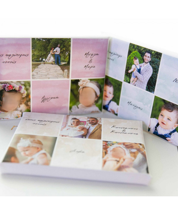 Easter godparents καδράκι με φωτογραφίες Easter godparents καδράκι με φωτογραφίες