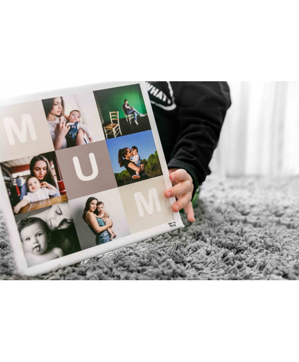 Mum's photo print - καδράκι καμβάς Mum's photo print - καδράκι καμβάς
