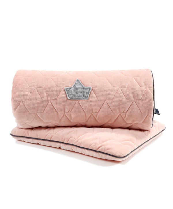 Παπλωματάκι (100×80) με μαξιλαράκι – Powder pink Παπλωματάκι (100×80) με μαξιλαράκι – Powder pink
