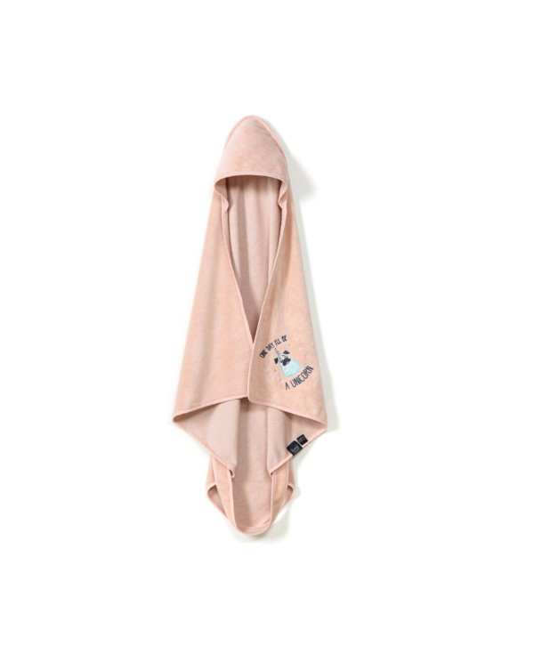 Πετσέτα bamboo newborn powder pink doggy unicorn  Πετσέτα bamboo newborn powder pink doggy unicorn