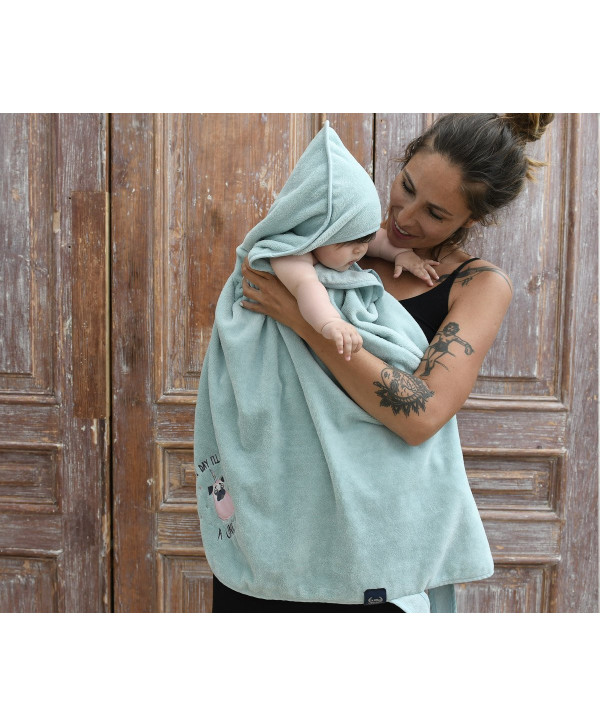 Πετσέτα bamboo newborn mint yoga candy sloth pink  Πετσέτα bamboo newborn mint yoga candy sloth pink