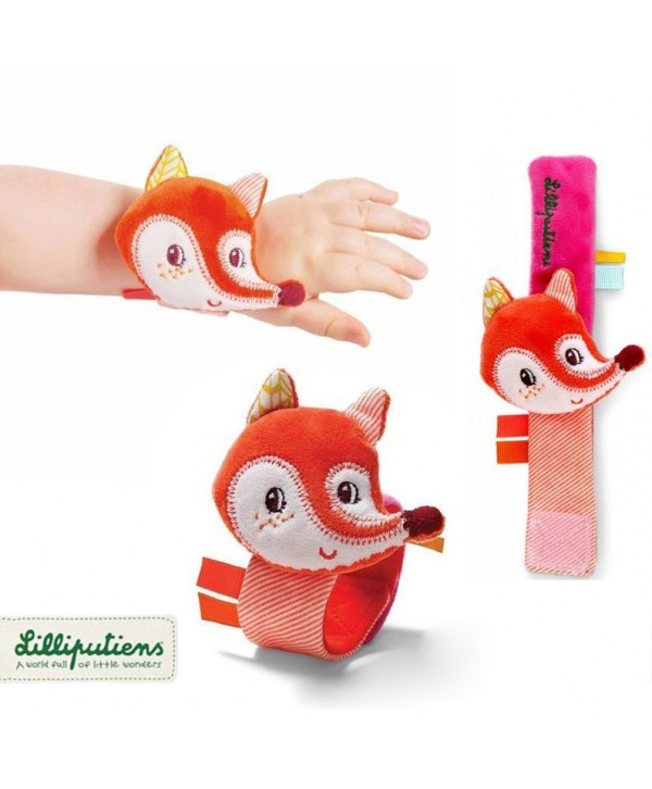 Lilliputiens – Υφασμάτινη κουδουνίστρα – βραχιολάκι Alice Lilliputiens – Υφασμάτινη κουδουνίστρα – βραχιολάκι Alice