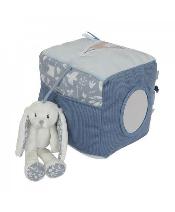 LITTLE DUTCH Κύβος δραστηριοτήτων με μασητικό Adventure Blue LITTLE DUTCH Κύβος δραστηριοτήτων με μασητικό Adventure Blue