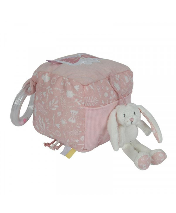LITTLE DUTCH Κύβος δραστηριοτήτων με μασητικό Adventure Pink LITTLE DUTCH Κύβος δραστηριοτήτων με μασητικό Adventure Pink
