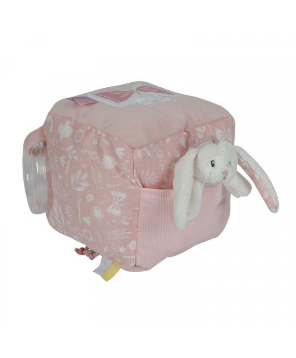 LITTLE DUTCH Κύβος δραστηριοτήτων με μασητικό Adventure Pink LITTLE DUTCH Κύβος δραστηριοτήτων με μασητικό Adventure Pink