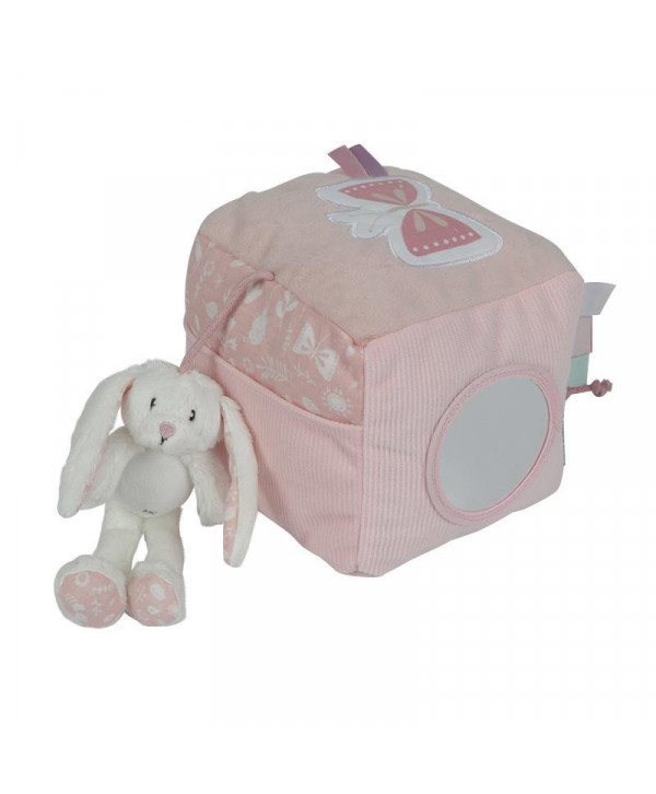 LITTLE DUTCH Κύβος δραστηριοτήτων με μασητικό Adventure Pink LITTLE DUTCH Κύβος δραστηριοτήτων με μασητικό Adventure Pink