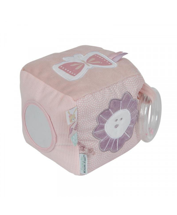 LITTLE DUTCH Κύβος δραστηριοτήτων με μασητικό Adventure Pink LITTLE DUTCH Κύβος δραστηριοτήτων με μασητικό Adventure Pink
