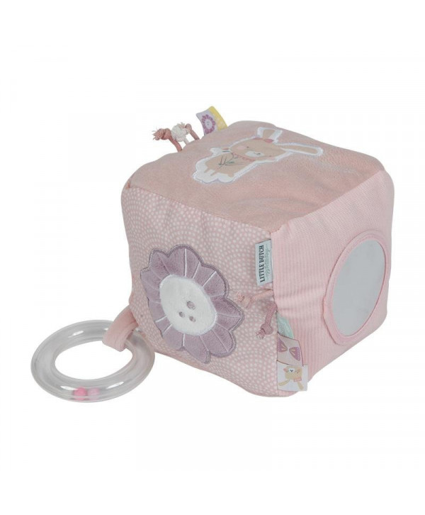 LITTLE DUTCH Κύβος δραστηριοτήτων με μασητικό Adventure Pink LITTLE DUTCH Κύβος δραστηριοτήτων με μασητικό Adventure Pink