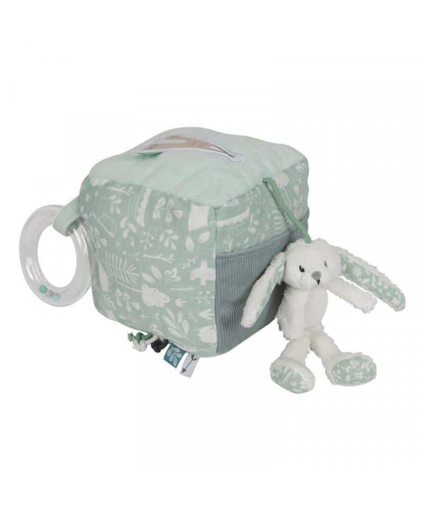 LITTLE DUTCH Κύβος δραστηριοτήτων με μασητικό Adventure Mint LITTLE DUTCH Κύβος δραστηριοτήτων με μασητικό Adventure Mint