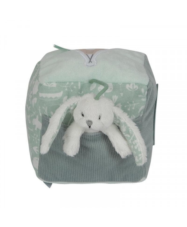 LITTLE DUTCH Κύβος δραστηριοτήτων με μασητικό Adventure Mint LITTLE DUTCH Κύβος δραστηριοτήτων με μασητικό Adventure Mint