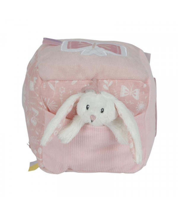 LITTLE DUTCH Κύβος δραστηριοτήτων με μασητικό Adventure Pink LITTLE DUTCH Κύβος δραστηριοτήτων με μασητικό Adventure Pink