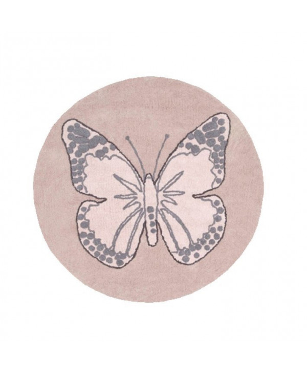 Lorena Canals Χαλί δωματίου Butterfly pink Lorena Canals Χαλί δωματίου Butterfly pink