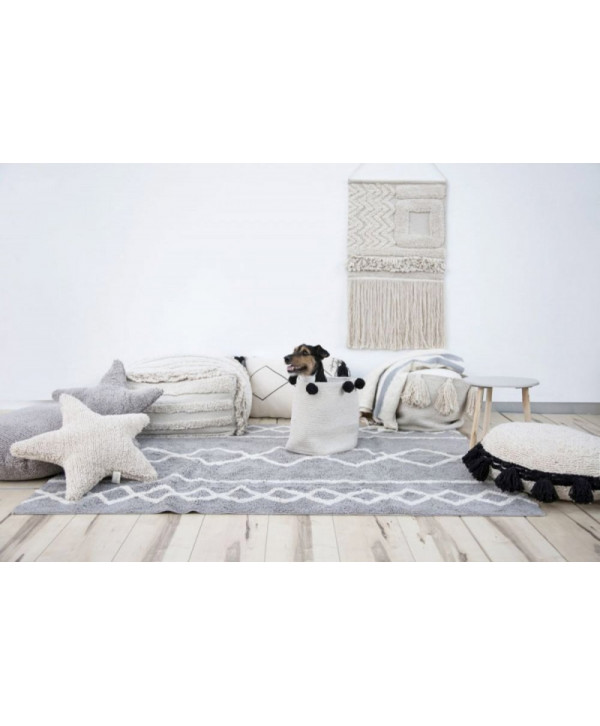 Lorena Canals. Χαλί δωματίου Oasis Grey-Natural 160 X 120 εκ Lorena Canals. Χαλί δωματίου Oasis Grey-Natural 160 X 120 εκ