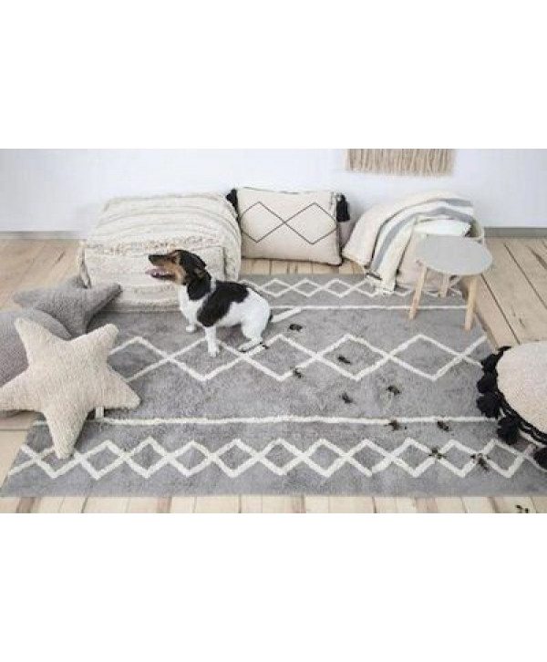 Lorena Canals. Χαλί δωματίου Oasis Grey-Natural 160 X 120 εκ Lorena Canals. Χαλί δωματίου Oasis Grey-Natural 160 X 120 εκ