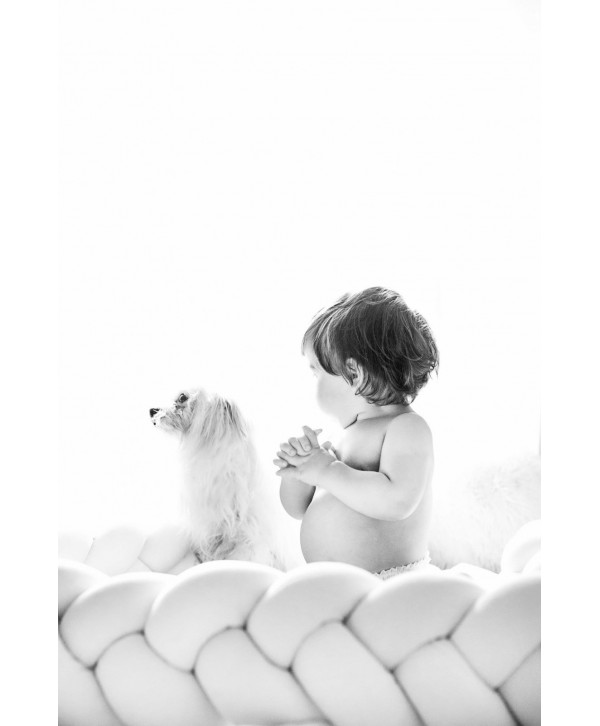 Πάντα πλεξούδα nany white small Πάντα πλεξούδα nany white small