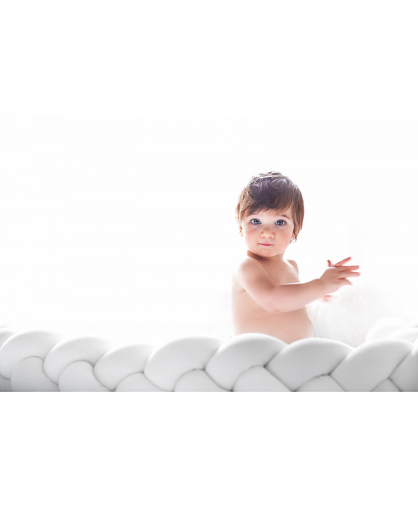 Πάντα πλεξούδα nany white small Πάντα πλεξούδα nany white small