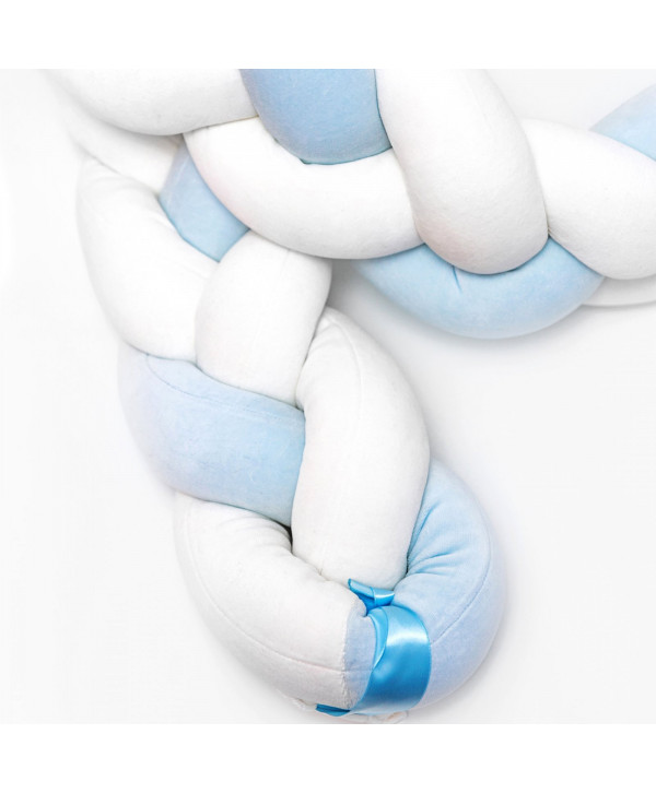 Πάντα πλεξούδα nany white-blue small Πάντα πλεξούδα nany white-blue small