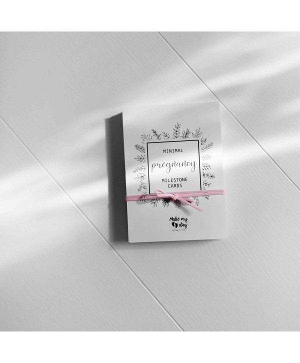 Pregnancy milestone cards Pregnancy milestone cards