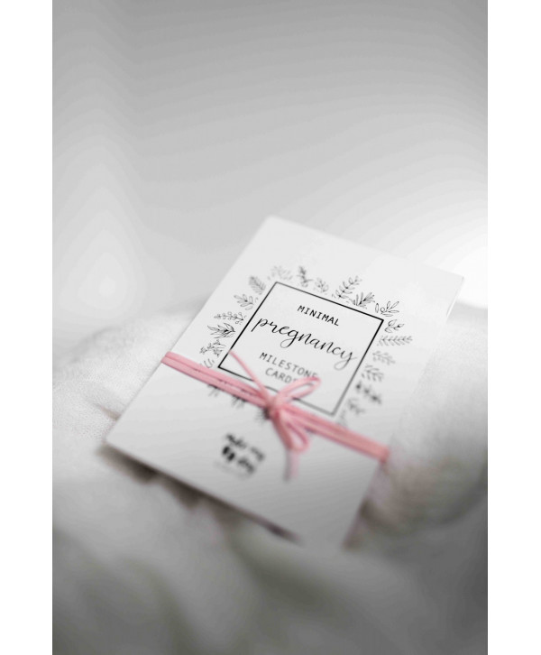 Pregnancy milestone cards Pregnancy milestone cards