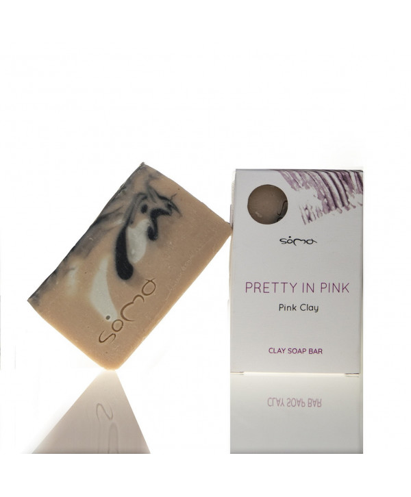 SOMA- PRETTY IN PINK  Σαπούνι με ροζ άργιλο 3oz / 100g SOMA- PRETTY IN PINK  Σαπούνι με ροζ άργιλο 3oz / 100g