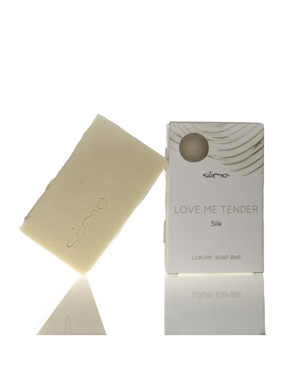 SOMA- LOVE ME TENDER Σαπούνι Πολυτελείας με μετάξι  3oz / 100g  SOMA- LOVE ME TENDER Σαπούνι Πολυτελείας με μετάξι  3oz / 100g