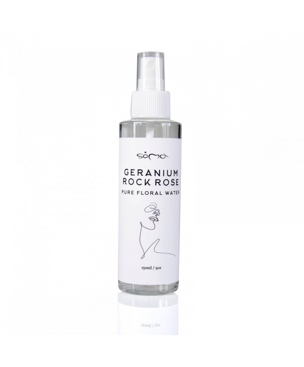 SOMA- GERANIUM  + ROCK ROSE  Ανθόνερο 5oz / 150ml  SOMA- GERANIUM  + ROCK ROSE  Ανθόνερο 5oz / 150ml