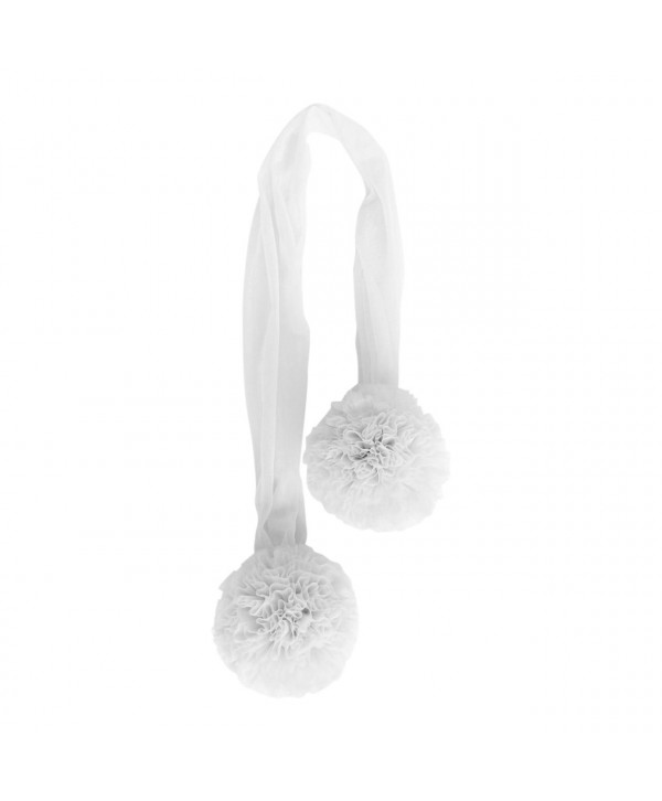 Pom Garland in White