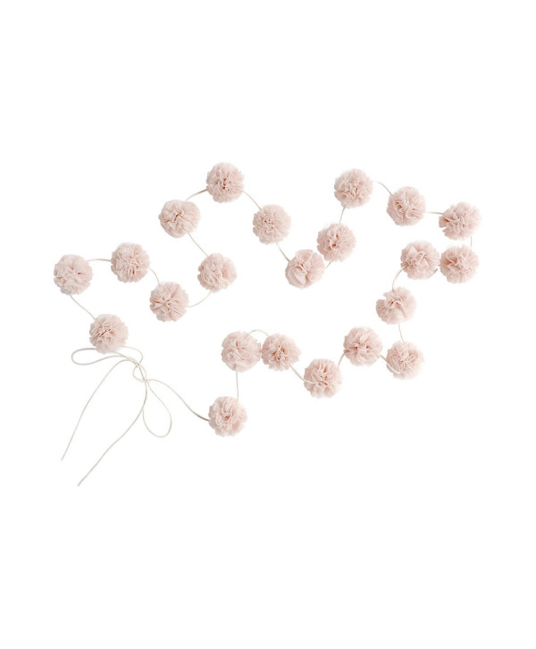 Mini Pom Garland in Champagne Mini Pom Garland in Champagne