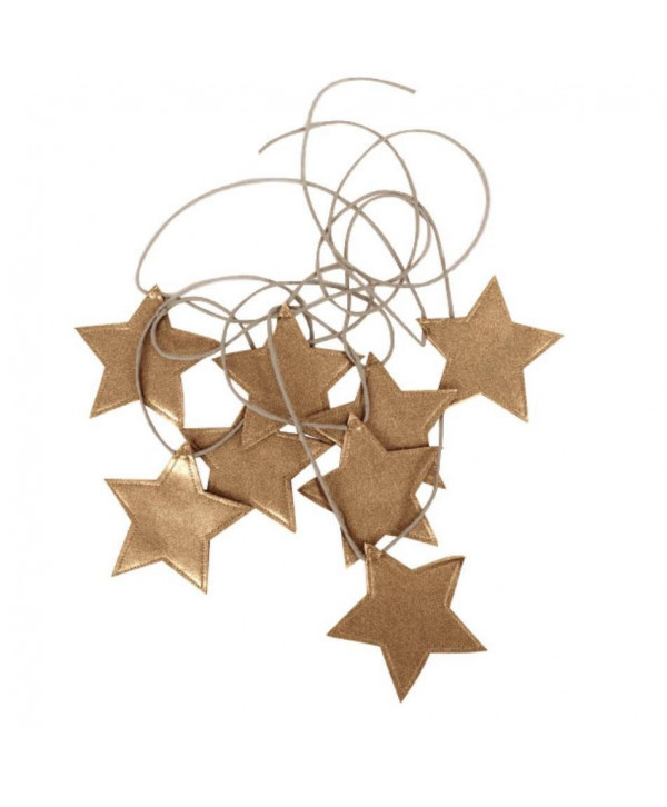 Star garland - Gold Star garland - Gold