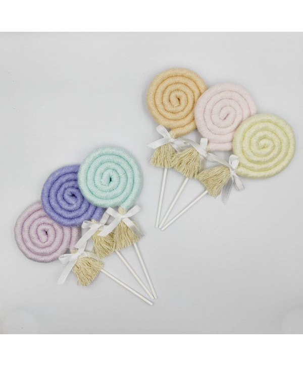 Macrame Lollipops Macrame Lollipops