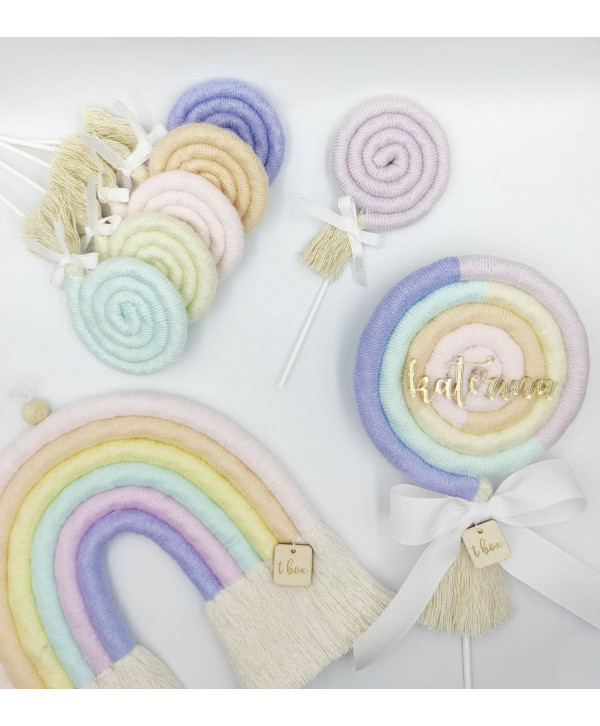 Macrame Lollipops Macrame Lollipops