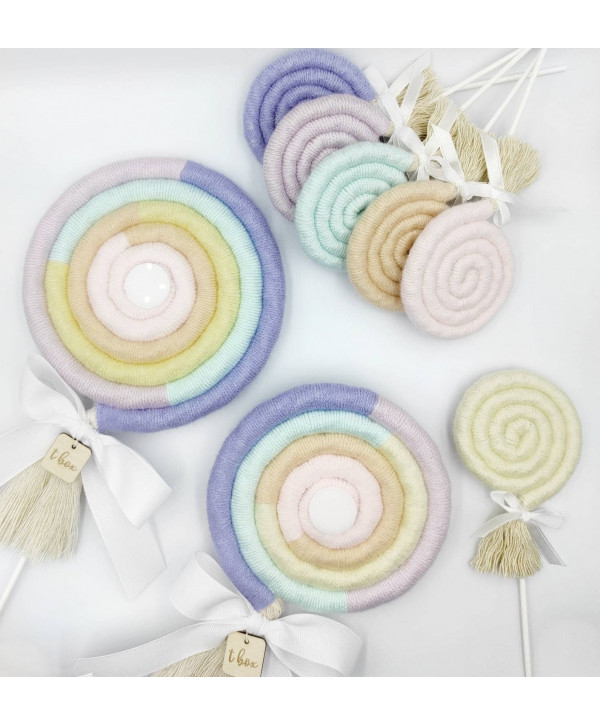 Macrame Lollipops Macrame Lollipops