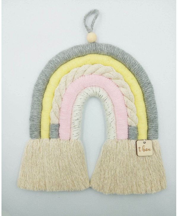 Set Macrame Rainbow and moon 01