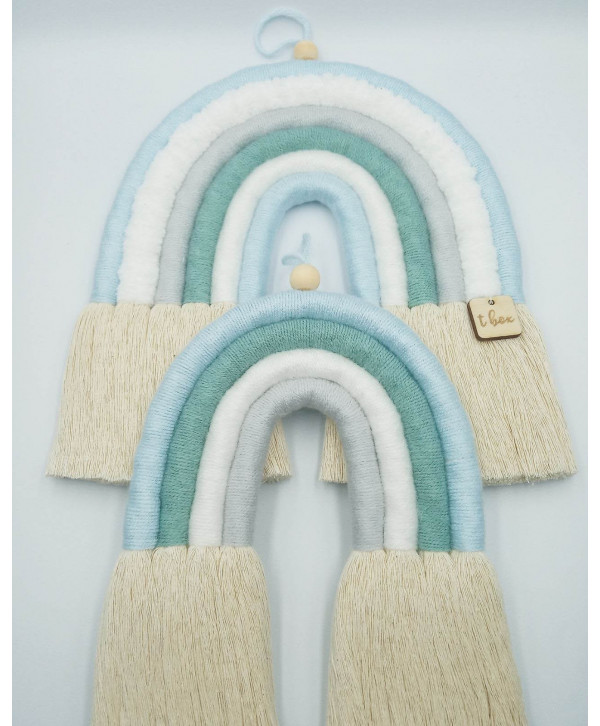Set Macrame Rainbow and moon 02