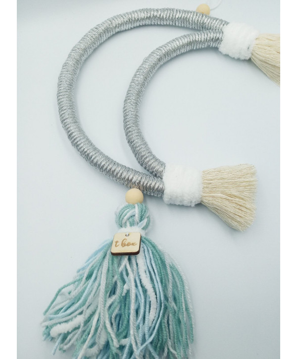 Macrame moon grey
